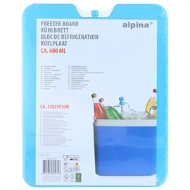 Alpina Kjøleelement 600 ml 33 x 25 x 1 cm, Blå