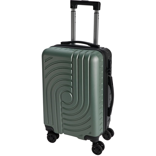 Koffert 38L i Hardkoffert med 4 Hjul (Håndbagasje), Grønn