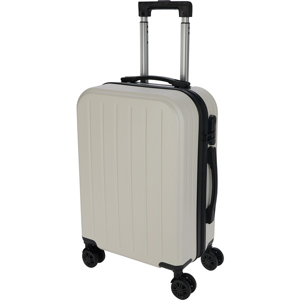 Koffert 38L i Hardkoffert med 4 Hjul (Håndbagasje), Hvit