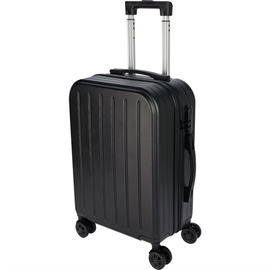 Koffert 38L i Hardkoffert med 4 Hjul (Håndbagasje), Svart