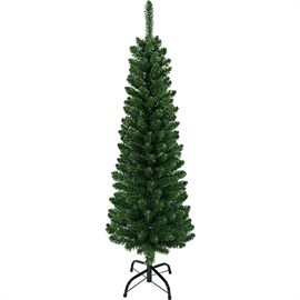 Kunstig juletre 120 cm med fot, smal modell