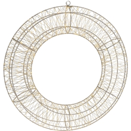 LED lysring 1440 LED Ø 50 cm, varm hvit