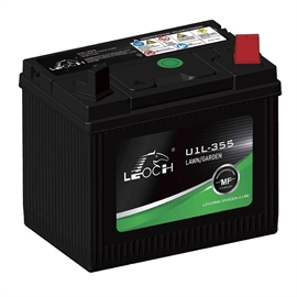 Leoch Batteri til hagetraktor 12 volt 29Ah + pol til høyre