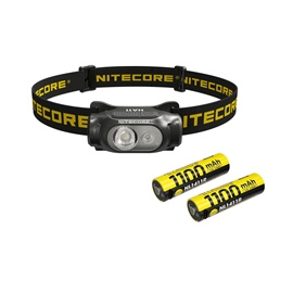 Nitecore HA11 Hodelykt - Sett med 2 stk. NL1411R Batterier