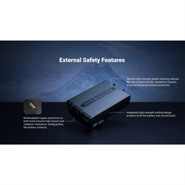 Nitecore HLB2500 2500mAh Li Ion All-Weather Batteri til HA27 UHE og HA29 UHE
