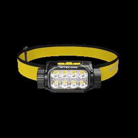 Nitecore UT6 MCT Oppladbar Hodelykt 1600 lumen, Sort/Gul