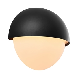 Nordlux Scorpius Round Utendørs Vegglampe IP44, Sort