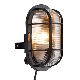 Nordlux Skotlampe utendørs vegglampe IP44, sort