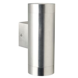 Nordlux Tin Maxi Up- og Down Lys, utendørs vegglampe IP54, Aluminium