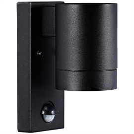 Nordlux Tin Maxi Utendørs Vegglampe med Sensor IP54, Sort
