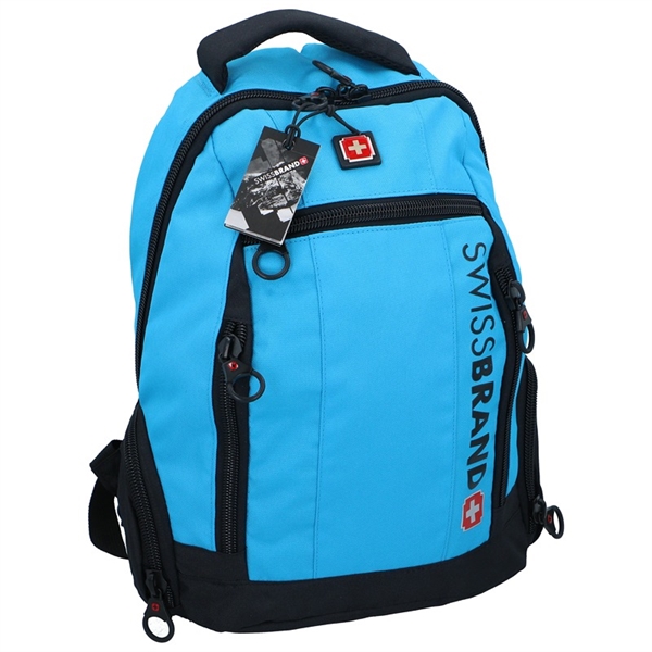 Swissbrand Ryggsekk 20 Liter – Hverdagstaske til Reise, Sky Blue