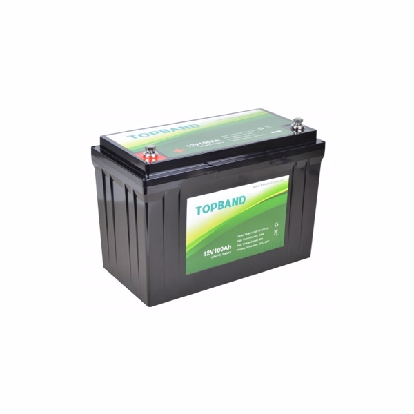 Topband Lithium batteri 12volt 100Ah med app-overvåking (HEAT)