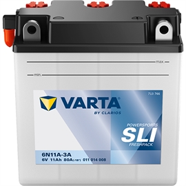 Varta 011 014 008 MC batteri 6 volt 11Ah (+pol til høyre)